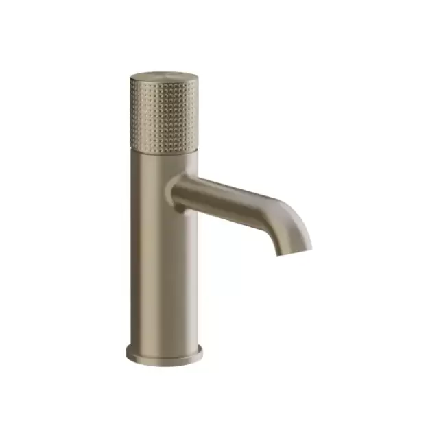 Gessi Habito Смеситель для раковины, 1 отв., с донным клапаном, цвет: Finox Brushed Nickel