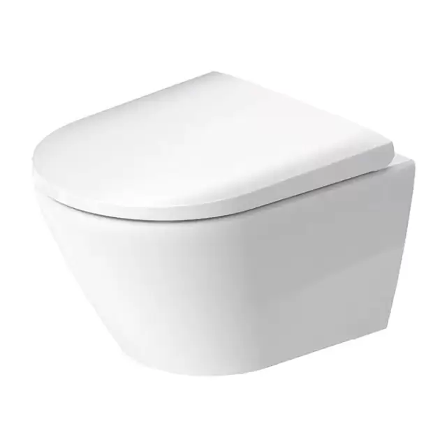 Duravit D-Neo Унитаз подвесной 48х37см, безободковый, сиденье микролифт, цвет: белый