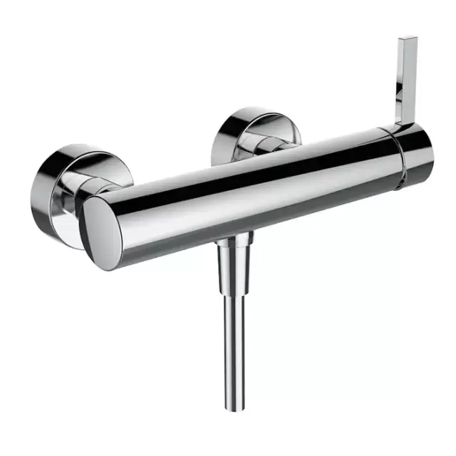 Laufen Kartell Смеситель для ванны настенный, на 2 отв, с ручным душем, цвет: хром