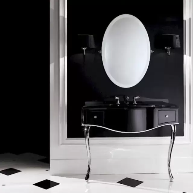 Devon&Devon Audrey Комплект мебели 111х57,5хh89,5/99,5 см. напольный, цвет: черный / хром