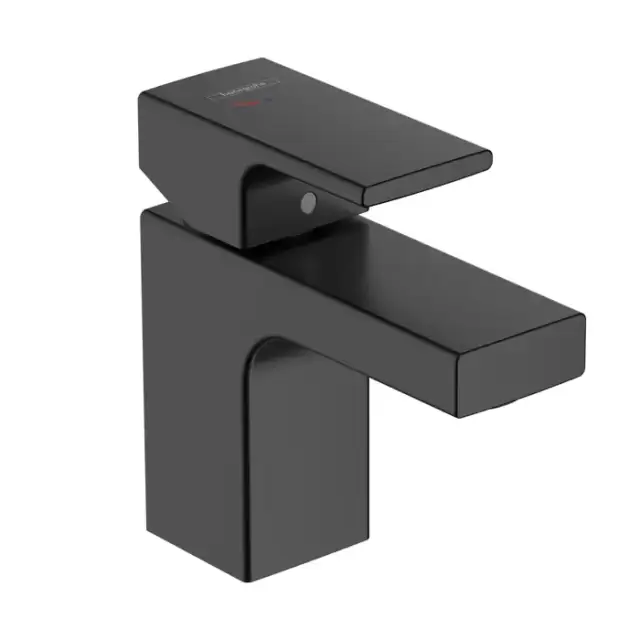 Hansgrohe Vernis Blend Смеситель для раковины, излив 70 мм, цвет: матовый черный