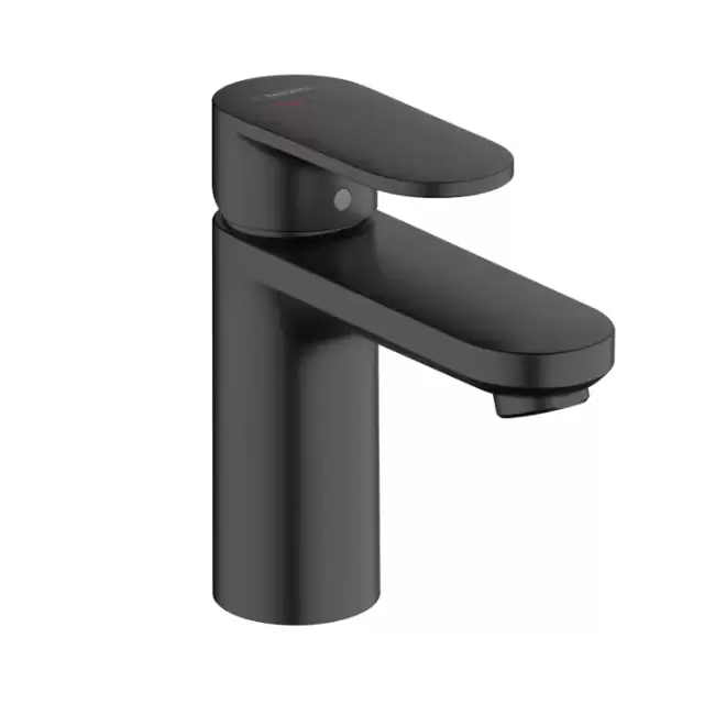 Hansgrohe Vernis Blend Смеситель для раковины, излив 100 мм, цвет: матовый черный