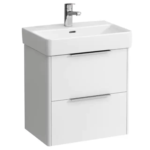 Laufen Pro Тумба с раковиной 52x36x53см., подвесная, 2 ящика, цвет: белый матовый