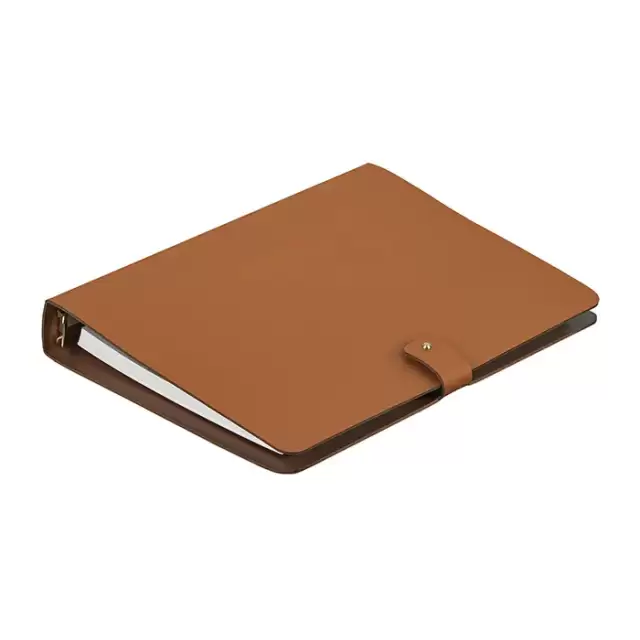 ADJ Блокнот А5, 16,5x25 см., цвет: коньяк/бордо