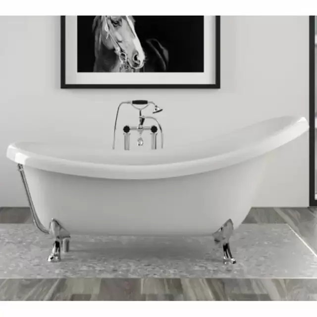 Knief Victorian Ванна отдельностоящая 174.5х83хh81/65см, цвет: белый/хром