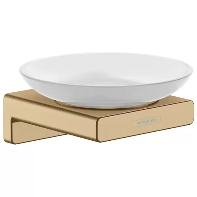 Hansgrohe AddStoris Мыльница, цвет: шлифованная бронза