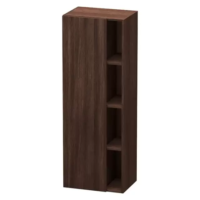 Duravit DuraStyle Шкаф 50х36х140см., подвесной, левый, 1 дверь, 3 полки, цвет: каштан темный