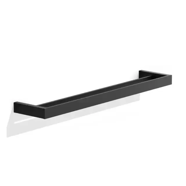 Decor Walther Contract Полотенцедержатель 60см., подвесной, двойной, цвет: черный матовый