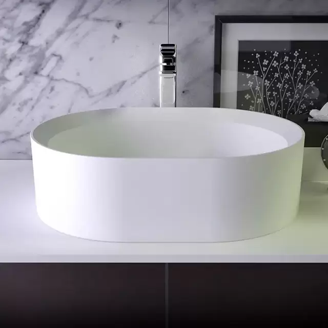 KNIEF Glow Раковина 55х40х15 см, без отв., накладная, без перелива, цвет: белый матовый