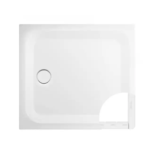 Bette Ultra Душевой поддон квадратный 100х100см, с полистироловой опорой EPS, с отв-м слива d=9см, с шумоизоляцией, цвет: белый