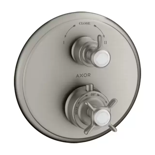 Axor Montreux Смеситель для ванны, встраиваемый,  термостатический, цвет: сталь