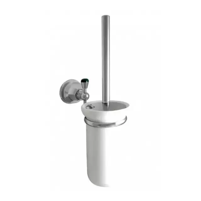 Nicolazzi Teide Chic Ершик для унитаза, украшеный камнем, подвесной, цвет: хром