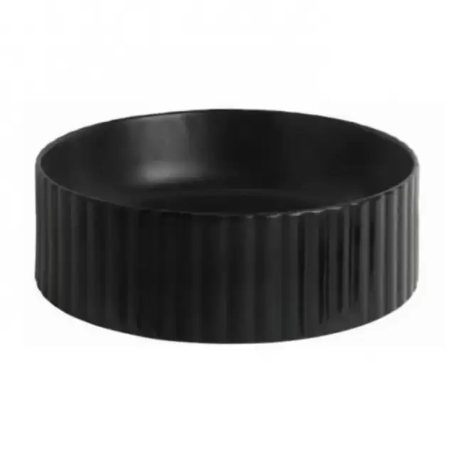 Artceram Millerighe Раковина 44.5х14.5 см, без отв., накладная, без перелива, цвет: черный матовый