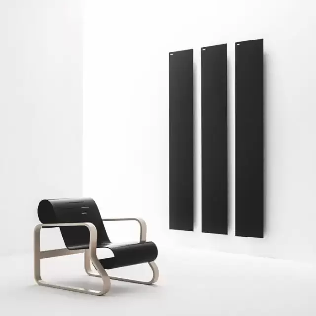 Antrax Tavoletta Полотенцесушитель электрический L80хH18см, Short fiх 7 см, цвет: черный матовый