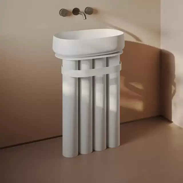 Artceram Church Тумба с раковиной 71х53х34см., напольная, цвет: белый матовый