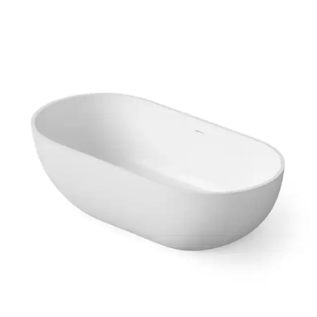 Dea Design Shadow Ванна 155х77х52см., отдельностоящая, Solid Surface, цвет: White №18