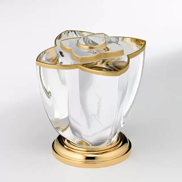 THGPetale De Cristal Clair Lisere Dore Вентиль смесителя для раковины, цвет: полированное золото