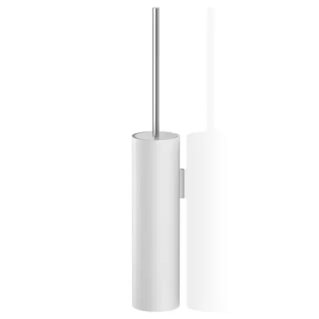 Decor Walther Stone WBG Туалетный ершик, подвесной, цвет: белый / сталь матовая