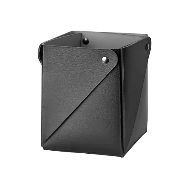 Colombo Adj Коробочка MIU, 7x7xH8 см , цвет: черный/серый