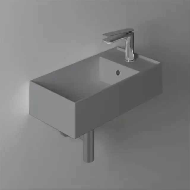 Simas Agile Раковина подвесная 40х20 см, Dx, с 1 отв.,  цвет: Cemento matt