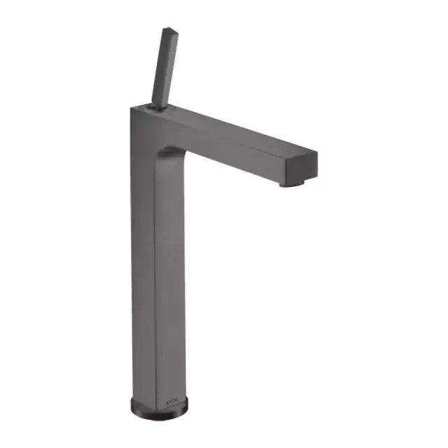 Axor Citterio Смеситель для раковины 280, на 1 отв., с донным клапаном, высокий, цвет: шлифованный черный хром
