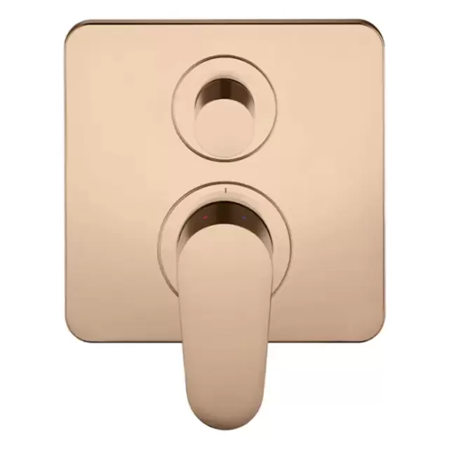 Axor Citterio M Смеситель для ванны, встраиваемый, с переключателем потоков, цвет: красное золото