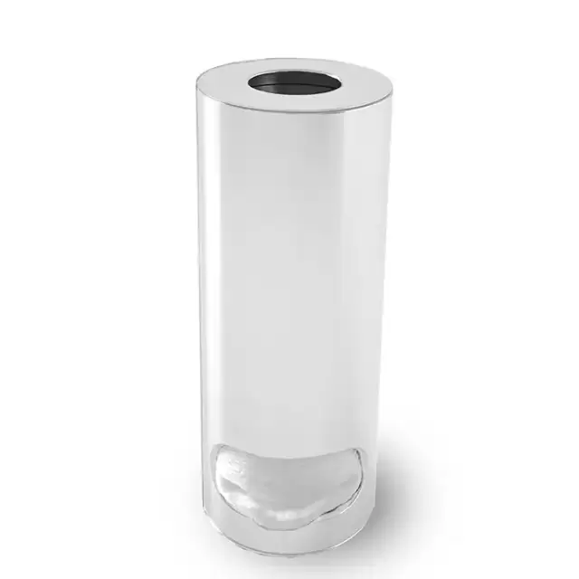 3SC Metal Tonda Контейнер для ватных дисков, настольный, цвет: белый матовый