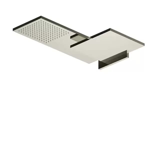 Fantini Venezia Двойной верхний душ, латунь, настенный, цвет: Nickel PVD