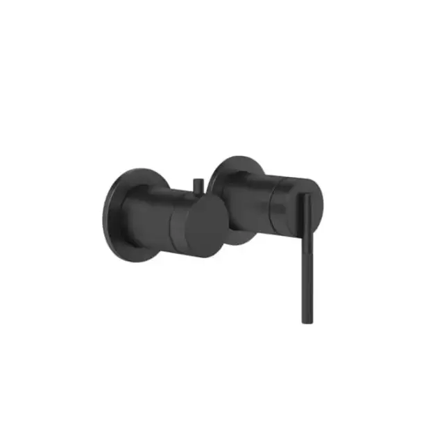 Gessi Ingranaggio Смеситель для душа, встраиваемый, на 2 выхода с перекл. (внешние части), цвет: Black XL