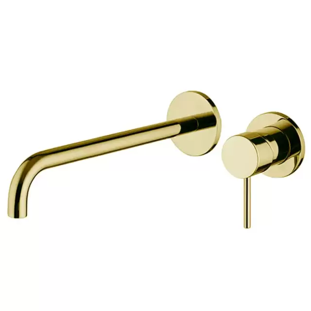 Fima Carlo Frattini Spillo Up Cмеситель для раковины, встраиваемый, излив: 25см., цвет: золото