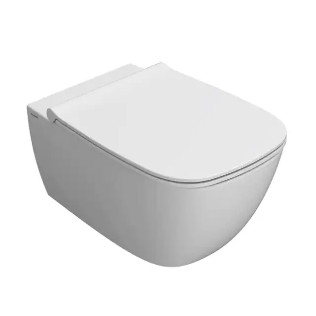 Globo Genesis Унитаз 55х36см., подвесной, безободковый, с креплением, цвет: белый матовый