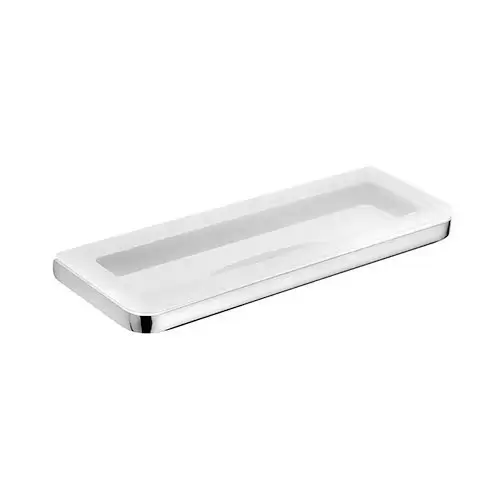 Colombo Lulu Мыльница подвесная, цвет: хром/матовое стекло