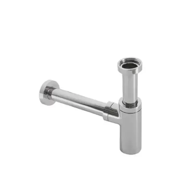 Globo Сифон круглый 1"1/4, цвет: хром