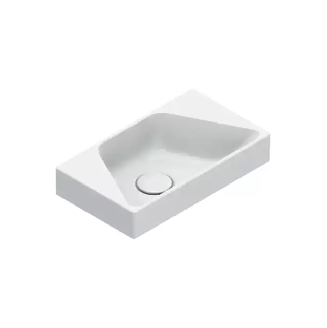 Catalano Comfort Раковина 40x23см, без отв., цвет: белый глянцевый