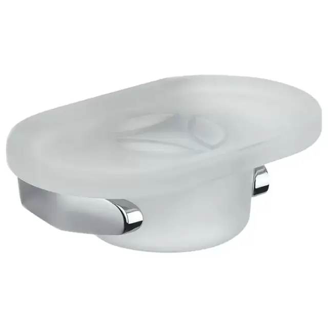 Colombo Road Мыльница подвесная, цвет: хром/матовое стекло