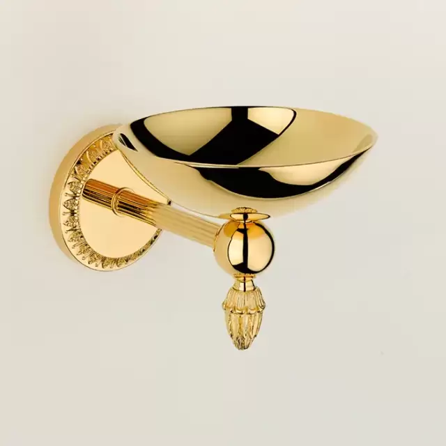 THG Malmaison metal Мыльница металлическая, подвесная, цвет: полированное золото