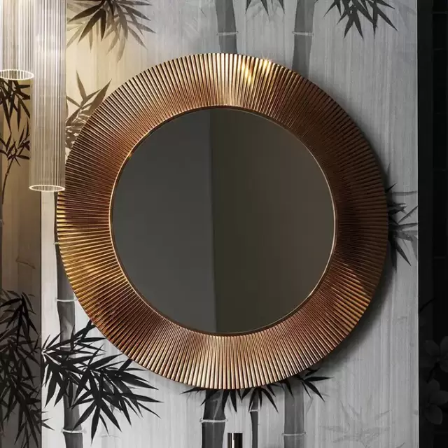 Laufen Kartell Зеркало круглое d=78см, настенное, без подсветки, цвет: медь