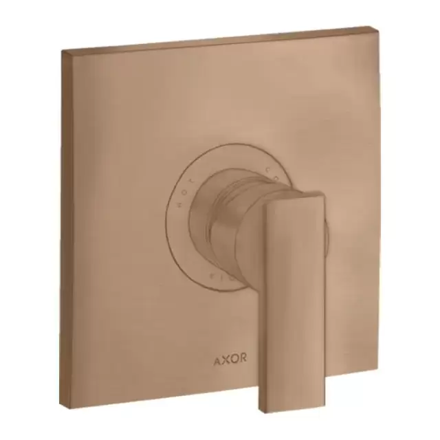 Axor Citterio Смеситель для душа, настенный, цвет: шлифованное красное золото