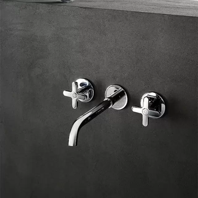 Fantini Icona Classic Смеситель для раковины, настенный, цвет: хром