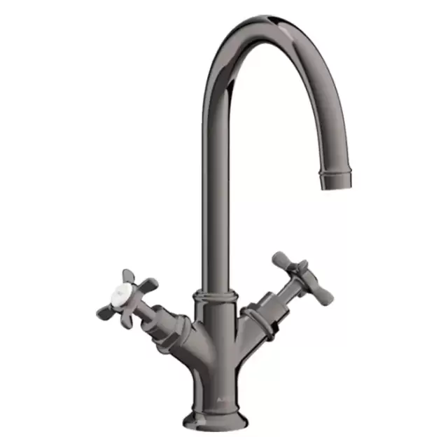 Axor Montreux Смеситель для раковины, для 1 отв., цвет: полированный черный хром