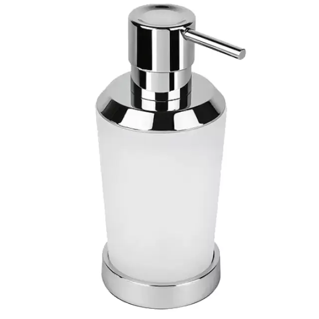 Colombo Road Дозатор для жидкого мыла, настольный, цвет: хром/матовое стекло