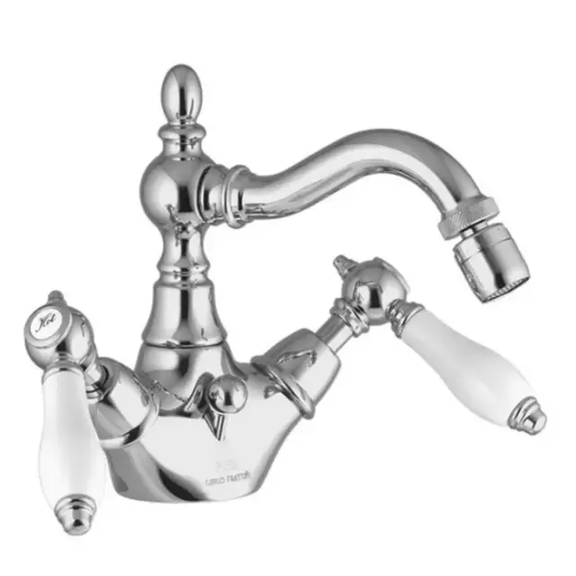 Fima Carlo Frattini Herend Смеситель для биде, на 1 отв., с донным клапаном, цвет: золото