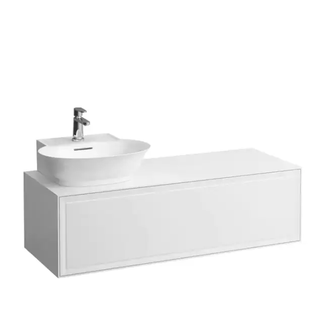 Laufen New Classic Тумба с раковиной, SX, 117.5x45.5x34.5см, 1 ящик, подвесная, цвет: белый глянцевый