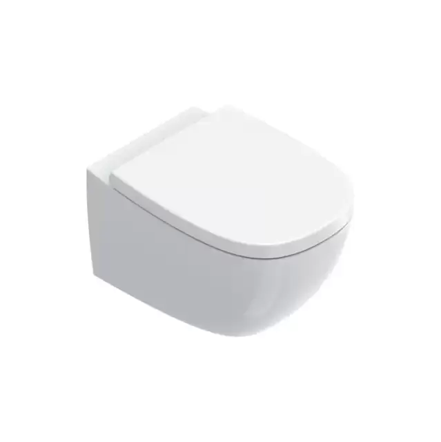 Catalano Alvea Унитаз подвесной 53х36см., безободковый, смыв Tornado, покрытие Cataglaze+, цвет: белый глянцевый