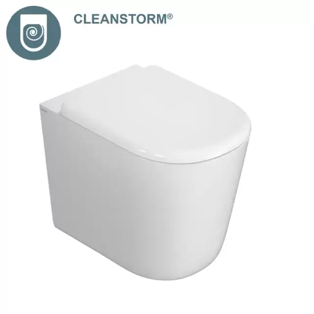 Globo Lalita Унитаз напольный 54х36хh43см, безободковый, смыв Tornado (CLEANSTORM), цвет: белый