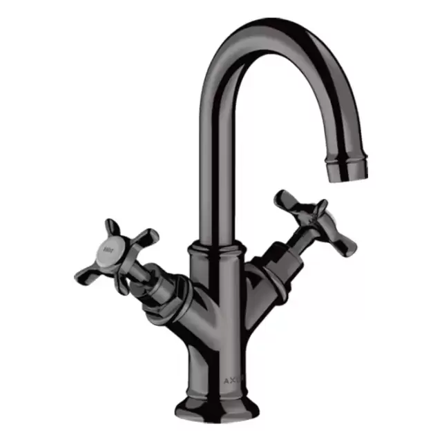 Axor Montreux Смеситель для раковины 160, на 1 отв., с донным клапаном, цвет: полированный черный хром