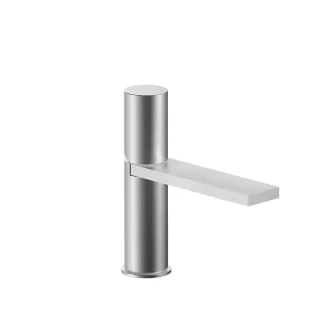 Fantini Milano Смеситель для раковины, 1 отв., излив: 145 мм, цвет: матовая натуральная сталь