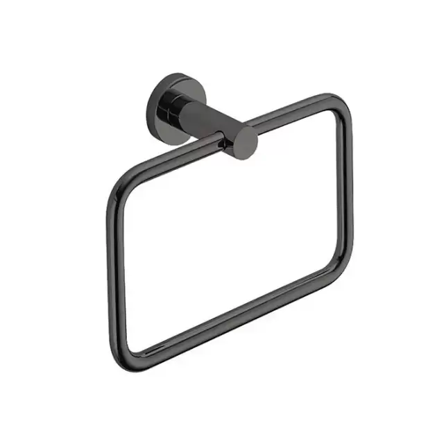 Colombo Plus Полотенцедержатель кольцо, цвет: PVD графит полированный