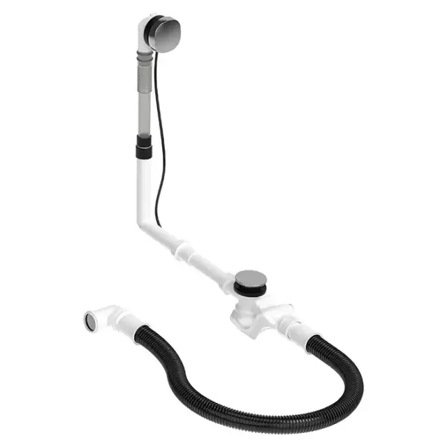 DURAVIT Слив-перелив для ванн, квадратно-овальный, цвет хром