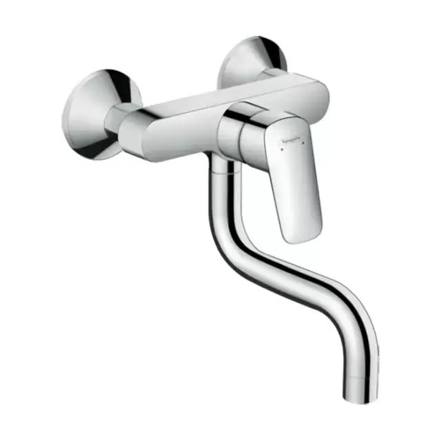 Hansgrohe Logis M31 Смеситель для раковины настенный, излив: 15см., цвет: хром
